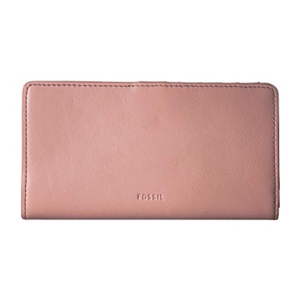 Fossil NWT Caroline Bifold Slim Leather Wallet